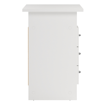 Písací stôl GALAHAM biela 4