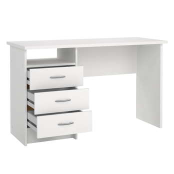 Písací stôl GALAHAM biela 7