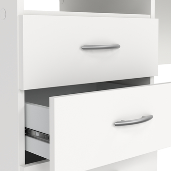 Písací stôl GALAHAM biela 8