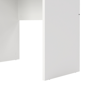 Písací stôl GALAHAM biela 10