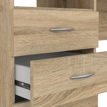 Písací stôl GALAHAM dub 9