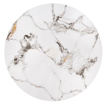 Konferenčný stolík GALDO biely mramor/čierna, sada 3 ks 10