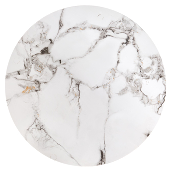 Konferenčný stolík GALDO biely mramor/čierna, sada 3 ks 11