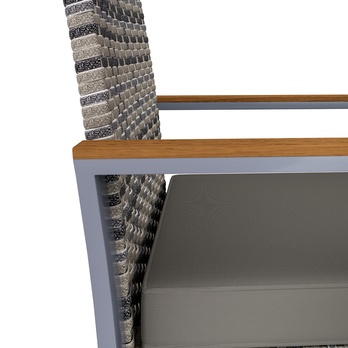 Balkónová zostava GALVAN sivá 3