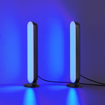 Sada 2ks LED RGB lámp GAME čierna 3