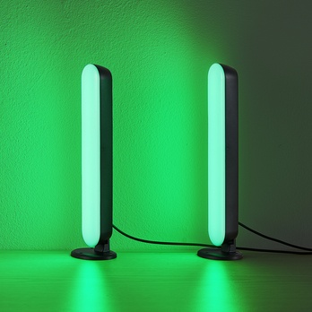 Sada 2ks LED RGB lámp GAME čierna 4