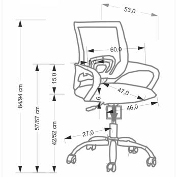 Detská stolička GAMLA čierna 9