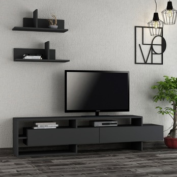 TV zostava GARA antracitová 1