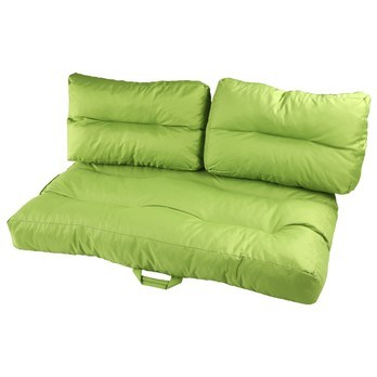 Sada vankúšov na paletový nábytok GARDEN limetková 2