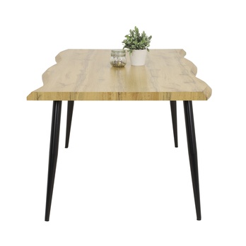 Jedálenský stôl GARY I T dub divoký/čierna 2