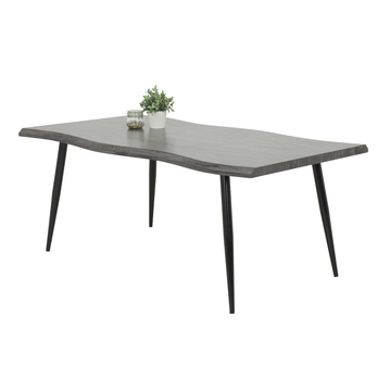 Jedálenský stôl GARY I T sivá/čierna 1