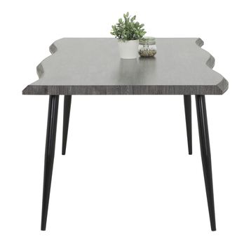 Jedálenský stôl GARY I T sivá/čierna 3