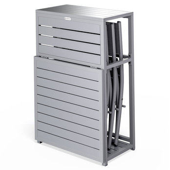 Balkónová zostava GAS sivá 1