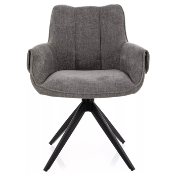 Jedálenská stolička GAU sivá 2