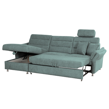 Sedacia súprava GAVORA ľavá, modrá 1