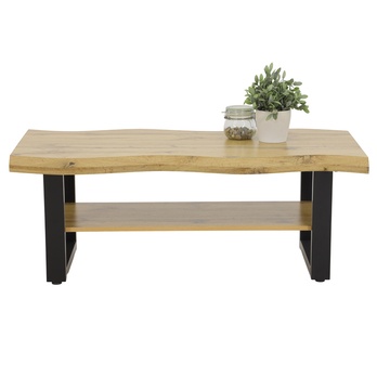 Konferenčný stolík GAVRIIL dub divoký/čierna 2