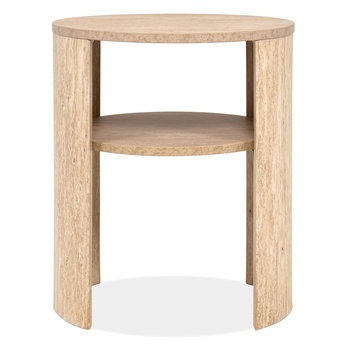 Prístavný stolík GAYA travertín 2