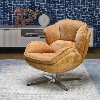 Kreslo GEADU horčicová 1