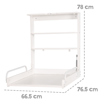 Nástenná prebaľovacia polica GEENA biela 5