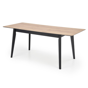 Jedálenský stôl GELAON dub wotan/čierna 2