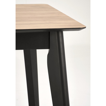 Jedálenský stôl GELAON dub wotan/čierna 8