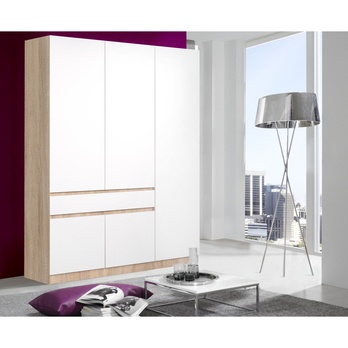 Šatníková skriňa GEN 2 biela/dub sonoma 1