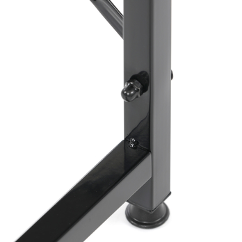 Písací stôl GENESIS čierny kov/bielený dub 6