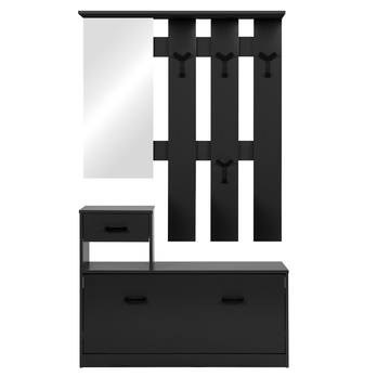 Predsieňová stena GENYA antracitová 2