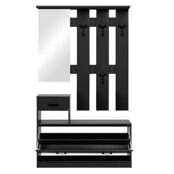 Predsieňová stena GENYA antracitová 3