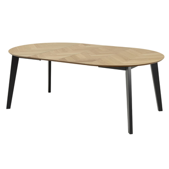 Jedálenský stôl GEORGETOWN matný dub/matná čierna 2