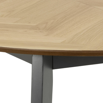 Jedálenský stôl GEORGETOWN matný dub/matná čierna 4