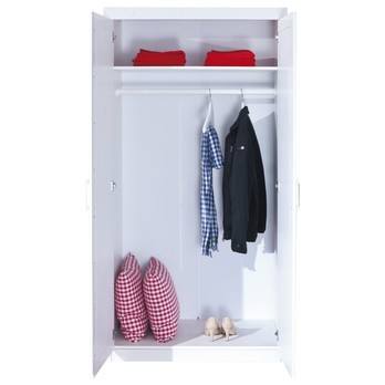 Šatníková skriňa GERALDINE biela 2