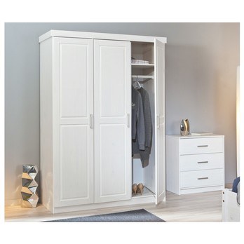 Šatníková skriňa GERALDINE biela 7