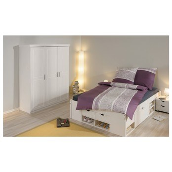 Šatníková skriňa GERALDINE biela 8