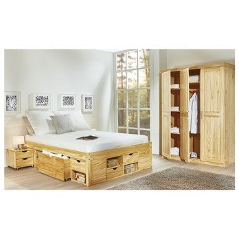 Šatníková skriňa GERALDINE prírodná 1