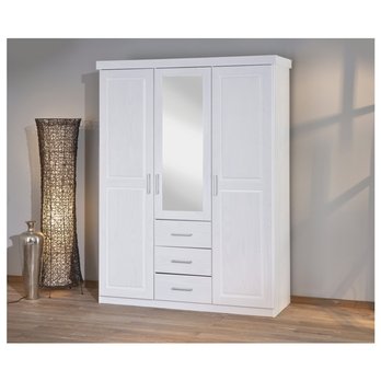 Šatníková skriňa GERALDINE biela 1