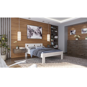 Posteľ GERDA I buk/biela, 120x200 cm 1