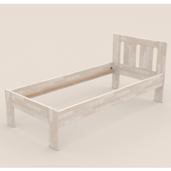 Posteľ GERDA I buk/biela, 90x200 cm 2