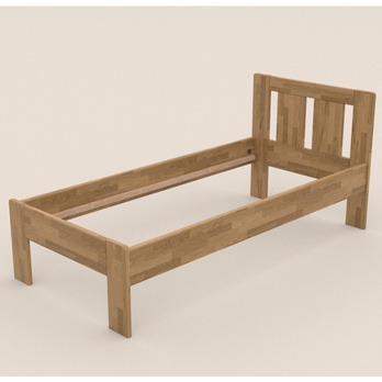 Posteľ GERDA I dub, 100x200 cm 2