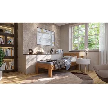 Posteľ GERDA I dub/orech svetlý, 80x200 cm 1