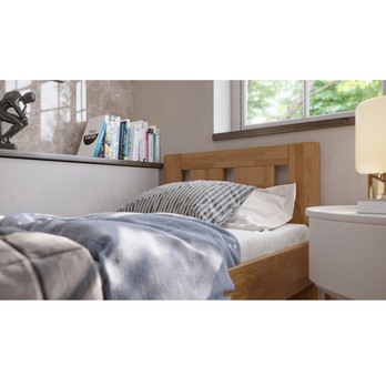 Posteľ GERDA I dub/orech svetlý, 80x200 cm 3