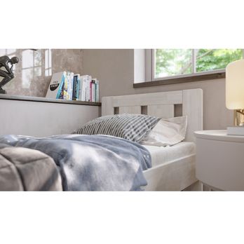 Posteľ GERDA I buk/biela, 90x200 cm 6