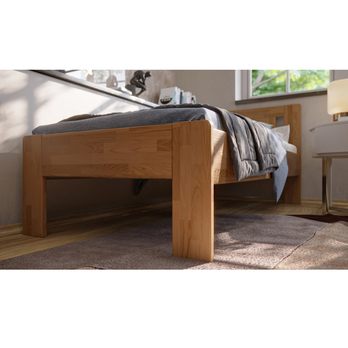 Posteľ GERDA I dub/svetlý orech, 100x200 cm 4