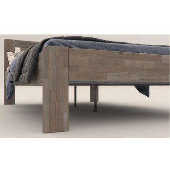 Posteľ GERDA I buk/sivá, 120x200 cm 5