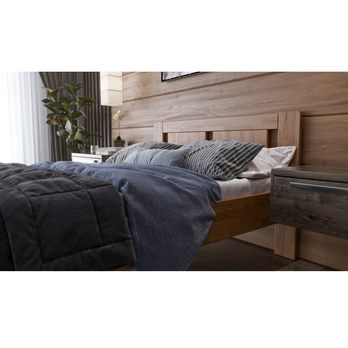 Posteľ GERDA I dub/svetlý orech, 120x200 cm 5