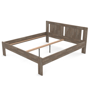 Posteľ GERDA II buk/sivá, 180x200 cm 2