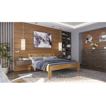 Posteľ GERDA II dub, 160x200 cm 1