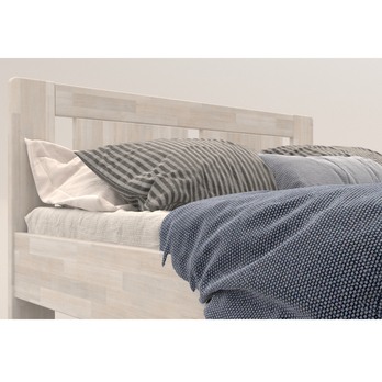 Posteľ GERDA II buk/biela, 140x200 cm 3