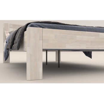 Posteľ GERDA II buk/biela, 140x200 cm 4
