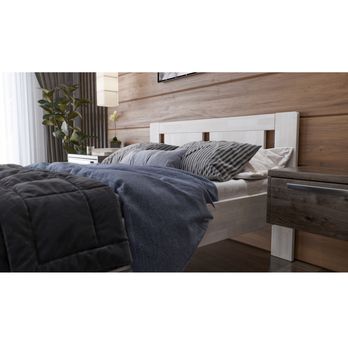 Posteľ GERDA II buk/biela, 140x200 cm 5